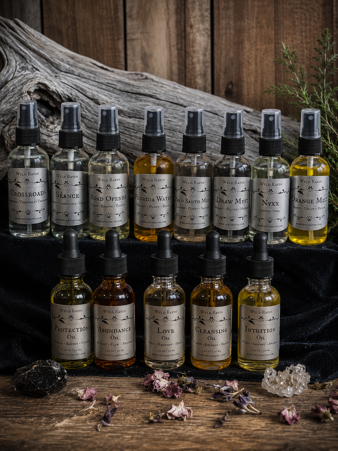 Sprays, Mysts & Oils